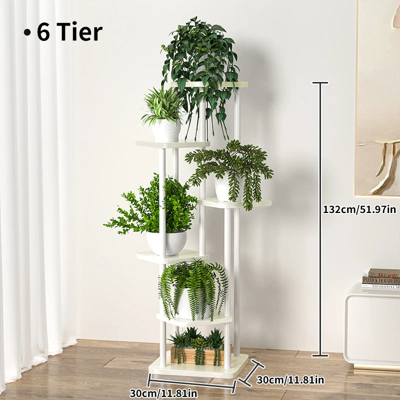 Tier Shelf Planter Rack Indoor Garden Balcony