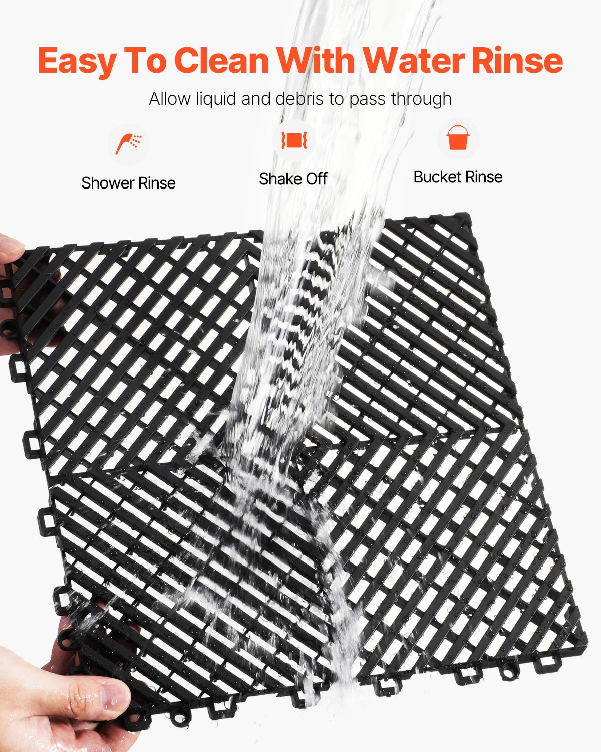 Interlocking Drainage Mat Kits Non-Slip floor