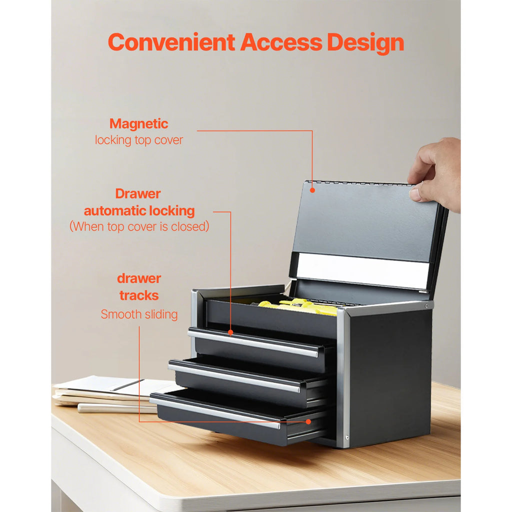 Red Mini Portable Toolbox