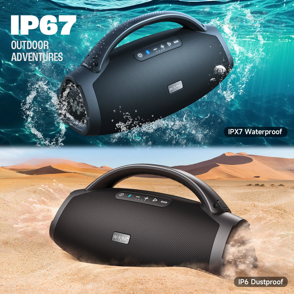 200W RMS Bluetooth Massive Bass Waterproof Speaker