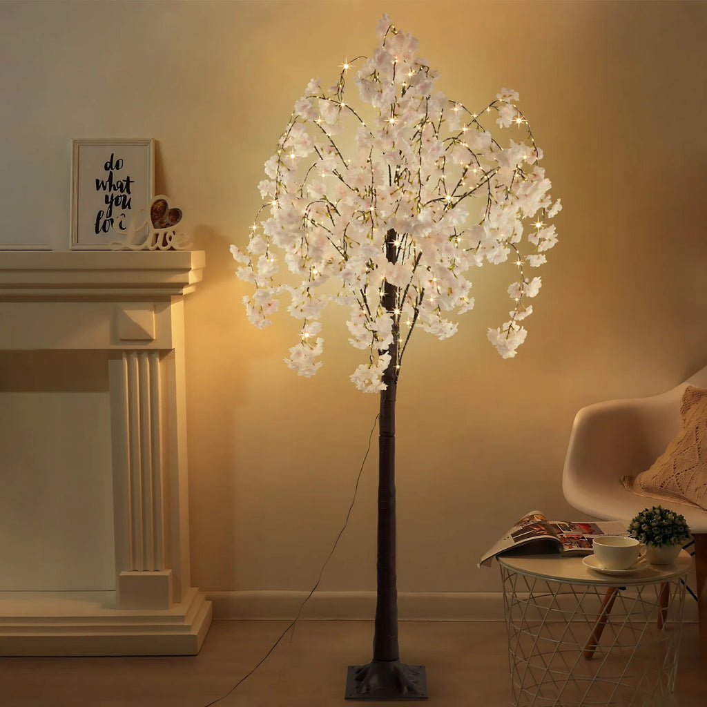450 LED Cherry Blossom Artificial Tree Warm