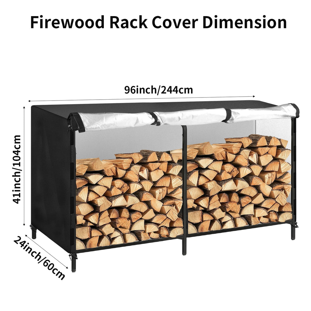 Outdoor Firewood Rack Cover Waterproof