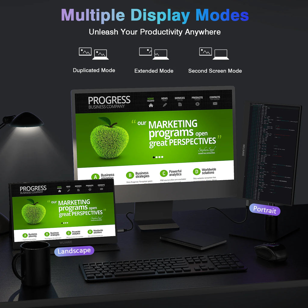 Portable Monitor 1920*1080 USB-C HDMI