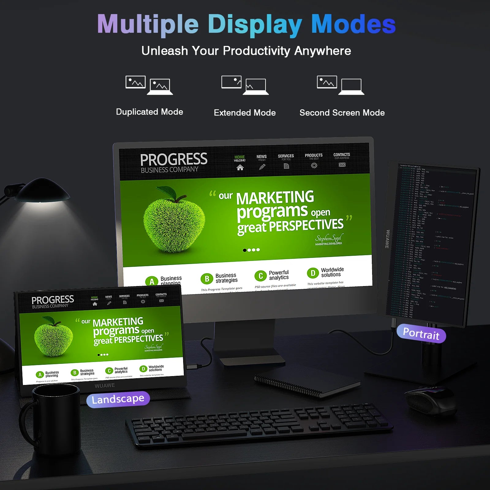 Portable Monitor 1920*1080 USB-C HDMI