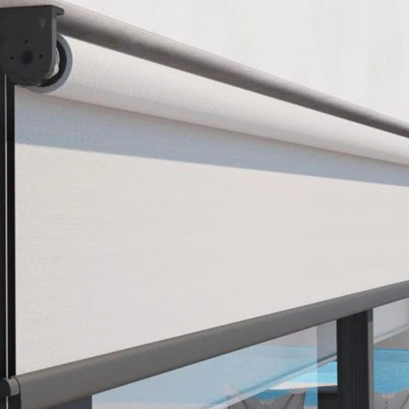 Motorized Rolling Outdoor Blinds