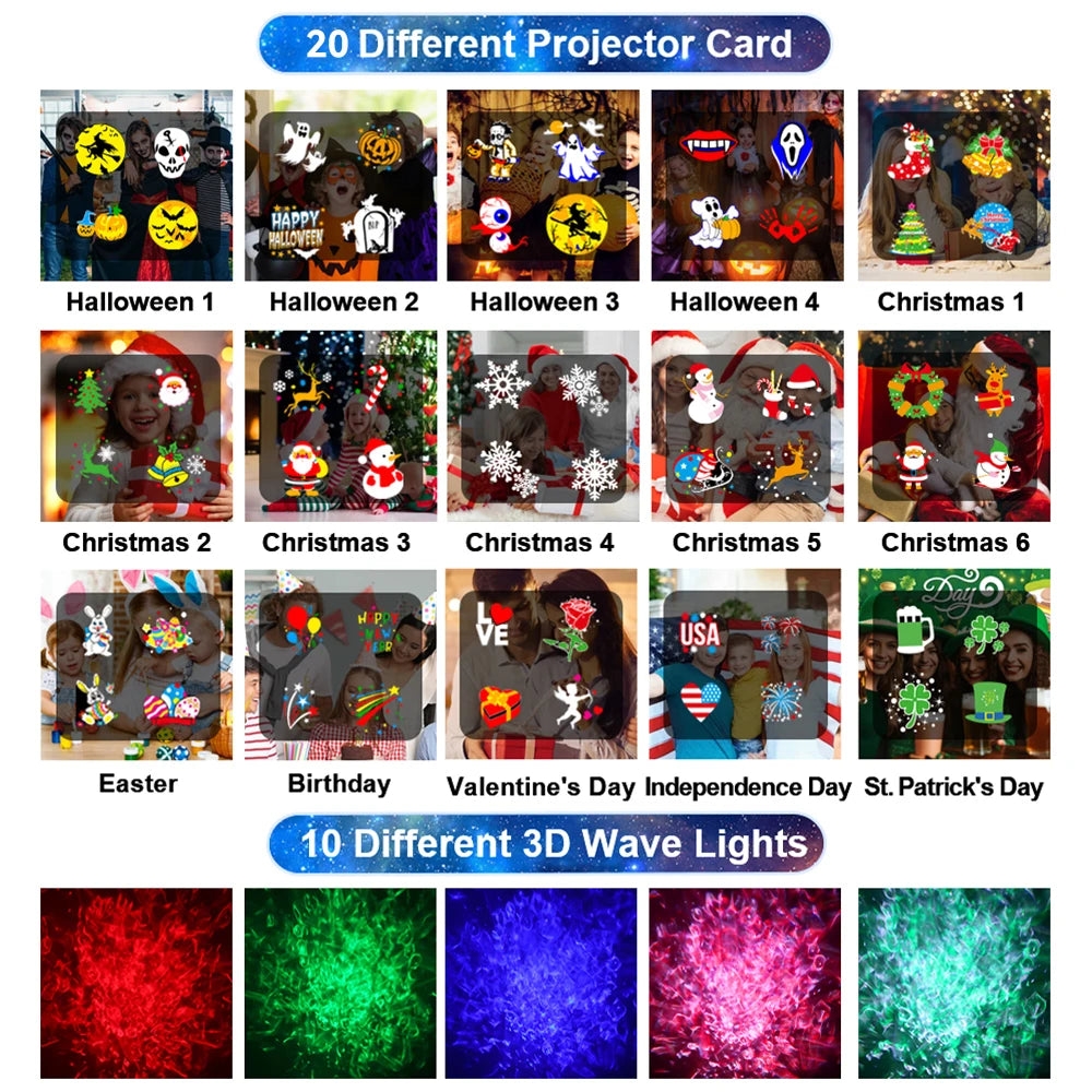 Halloween Christmas Projector Lights Outdoor