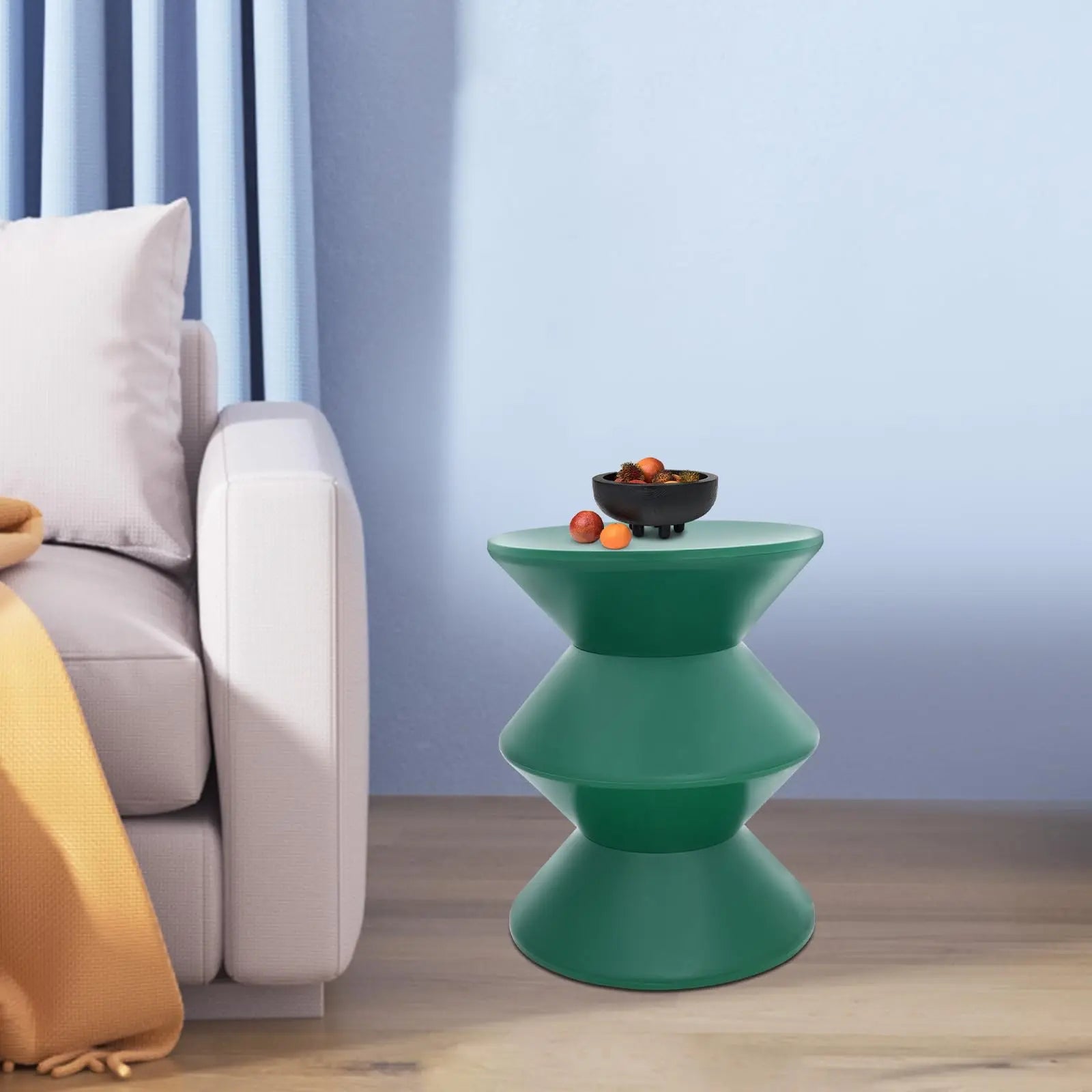 Pedestal Circle Accent Tables Geometric