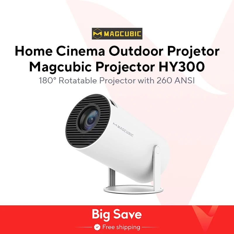 HY300 4K Android Home Cinema Outdoor Projector