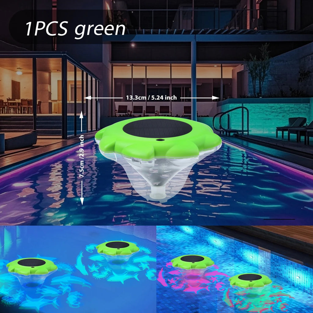 Waterproof Solar-Powered Floating Pools Lights