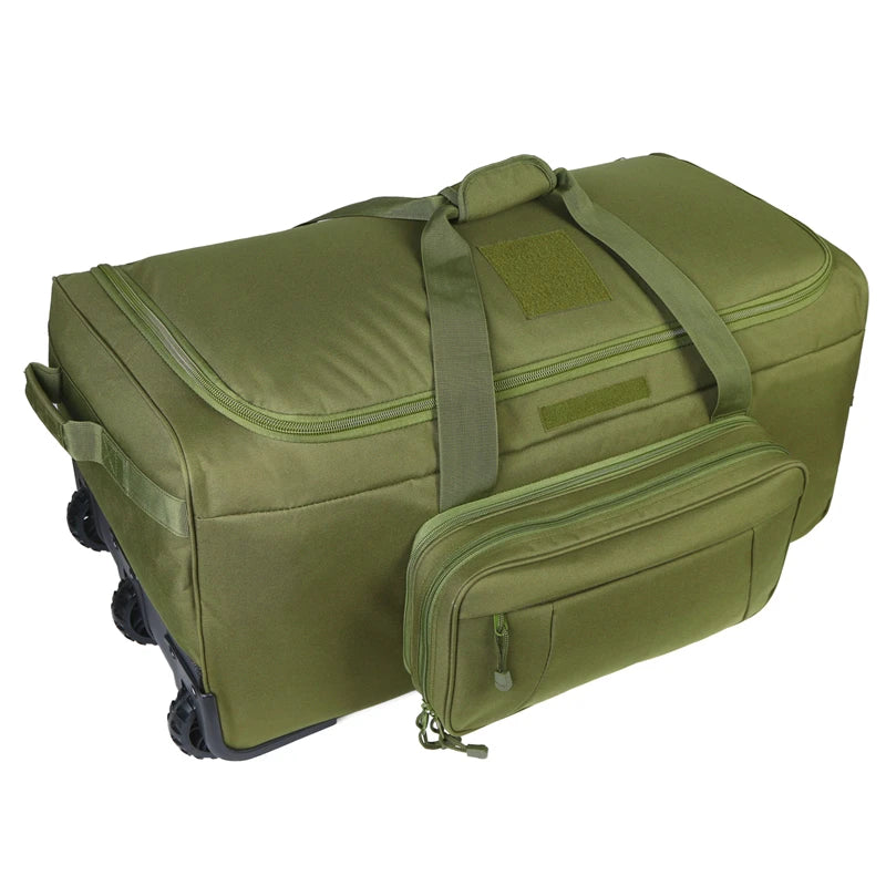 Large Heavy Duty Rolling Travel Suitcase