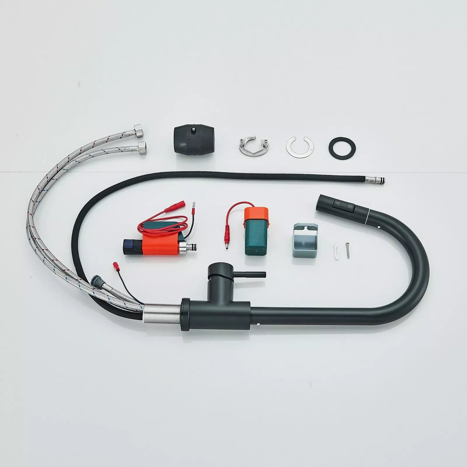 Black Pull Out Sensor Kitchen Faucet Touch Control Faucet 2 Function Mixer For Sink Tap Sprayer Single Handle Mixer Tap