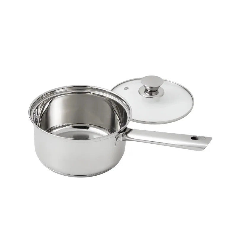 Stainless Steel Cooking Set Stay-Cool Handles
