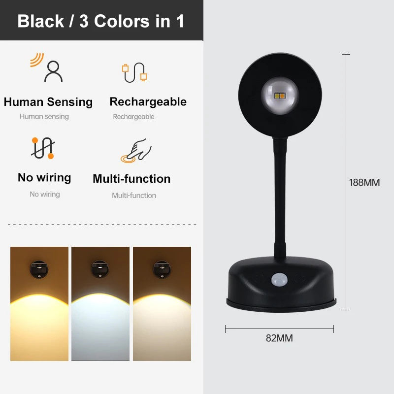 Intelligent Sensing Wireless Wall Lamp