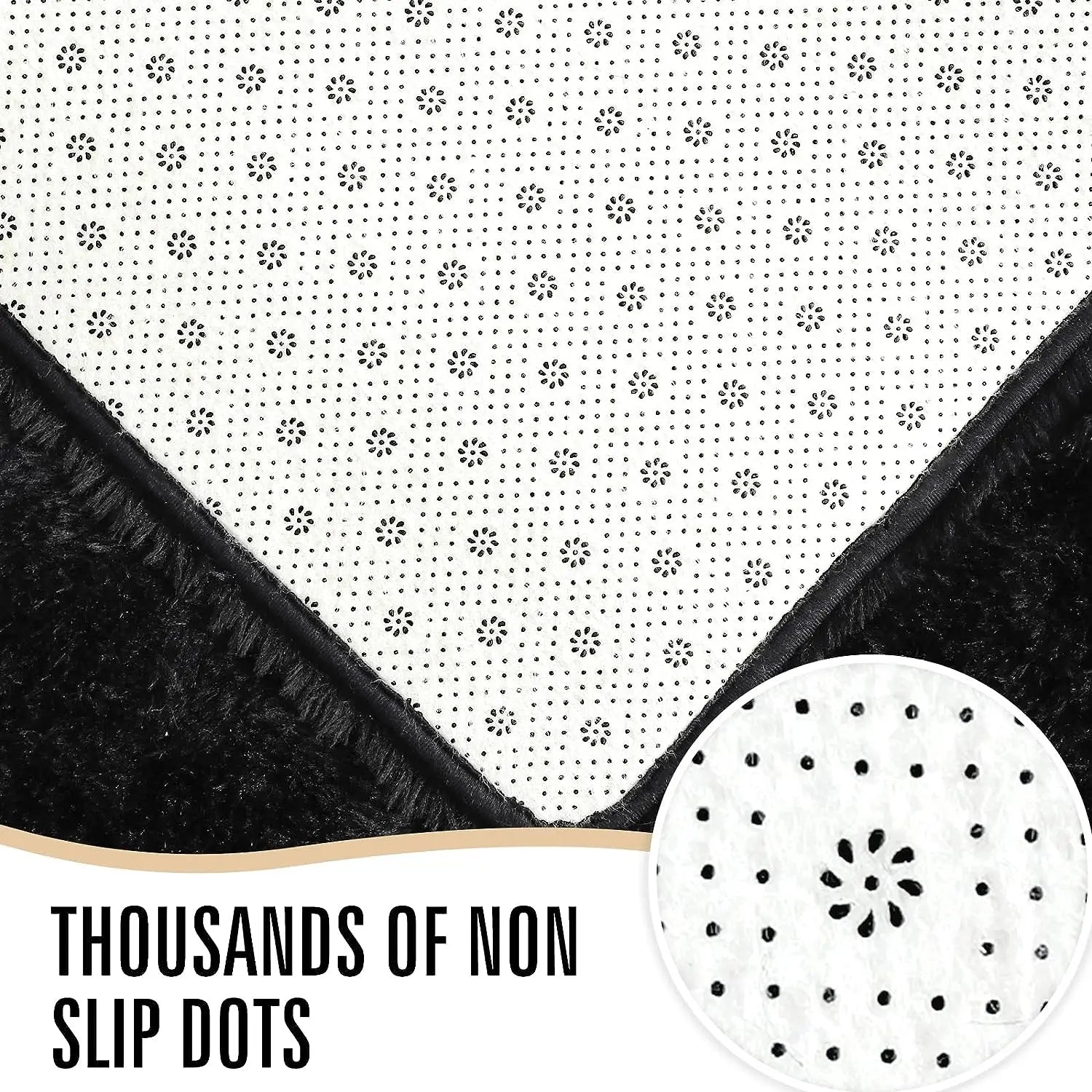 Fuzzy Area Rugs Soft 8x10 Non Slip