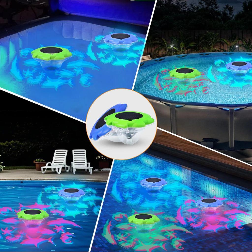 Waterproof Solar-Powered Floating Pools Lights