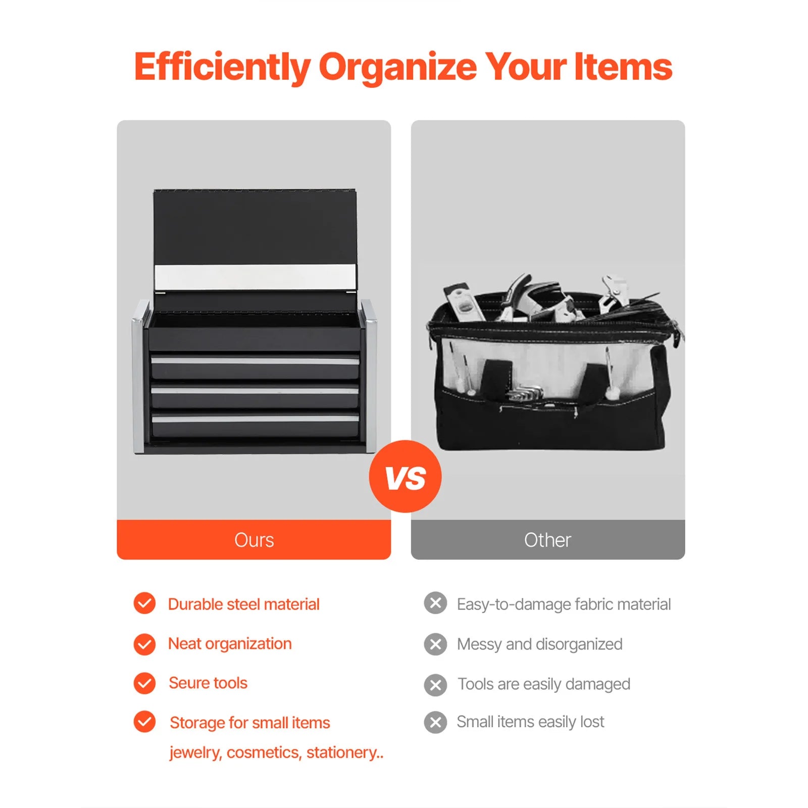 Red Mini Portable Toolbox