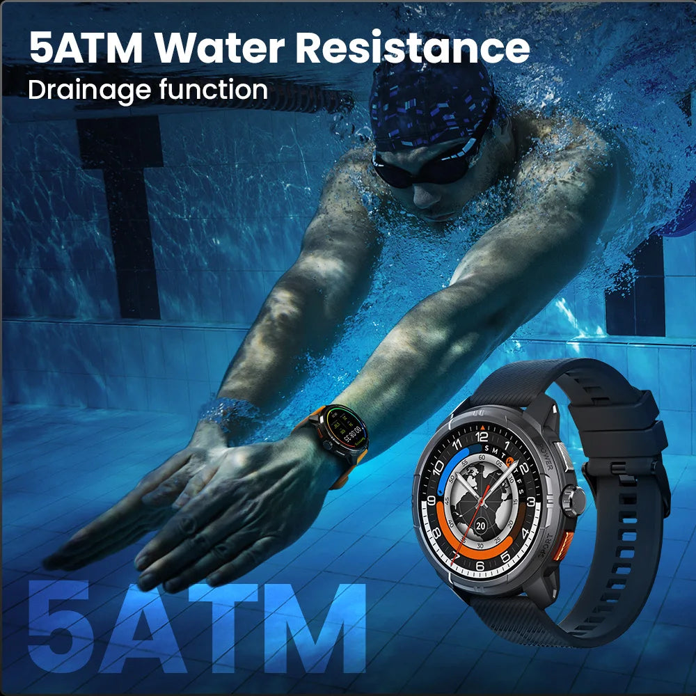 GPS Smart Watch AMOLED Bluetooth Water Resistance