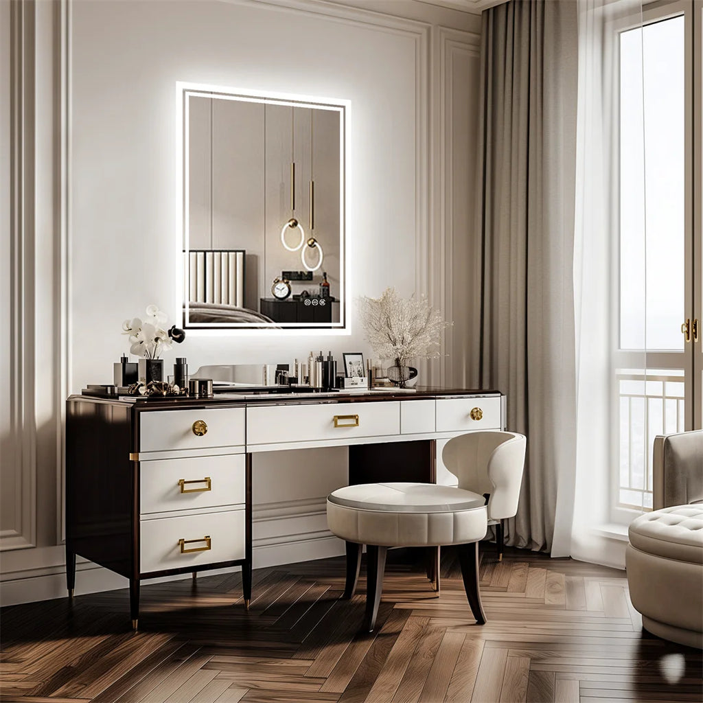 Illuminate LED Backlight Mirror Frameless Dimmable Defog