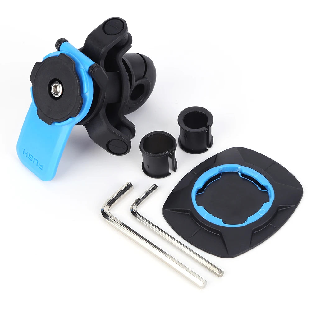 Motorcycle Bike Phone Holder Shock Absorber Quad Lock
