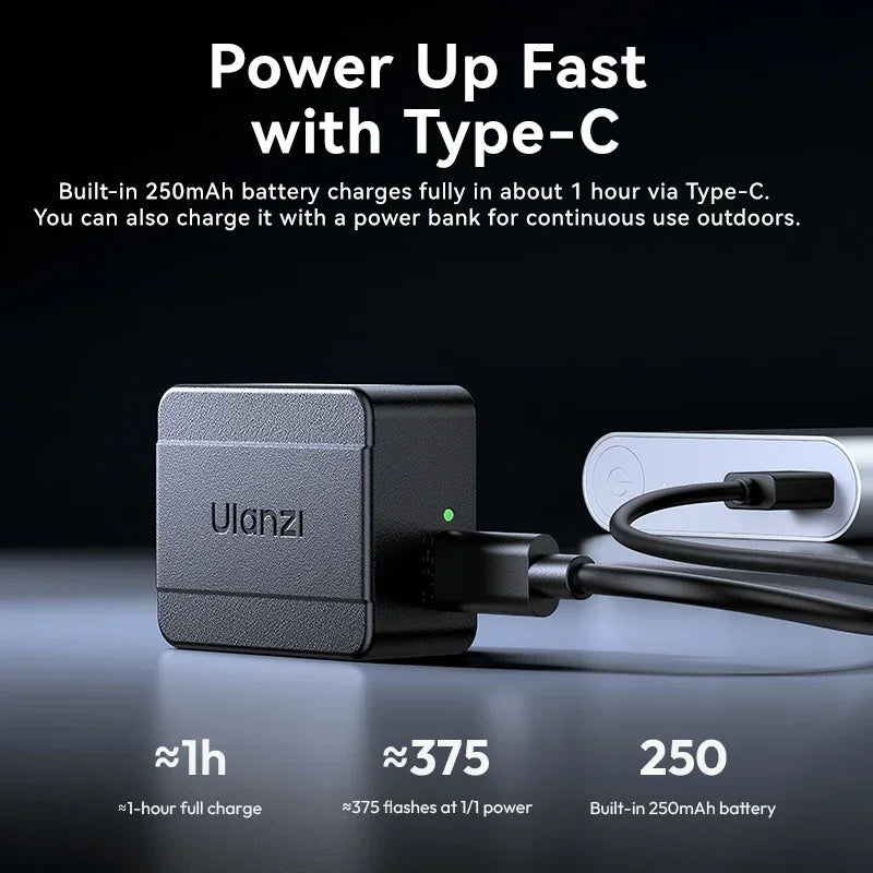 Mini Camera Flash 6500K Live Outdoor Photography