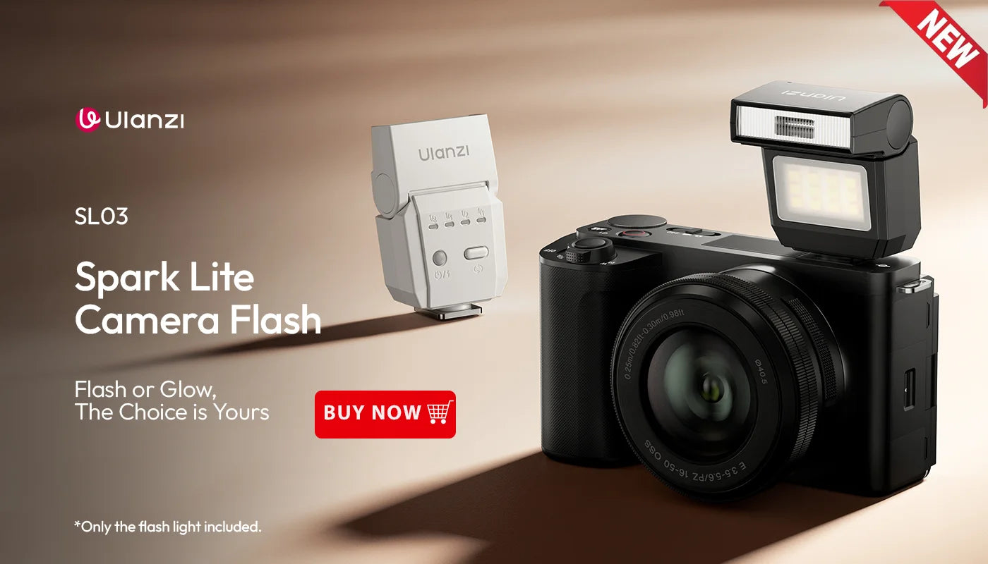 Mini Camera Flash 6500K Live Outdoor Photography