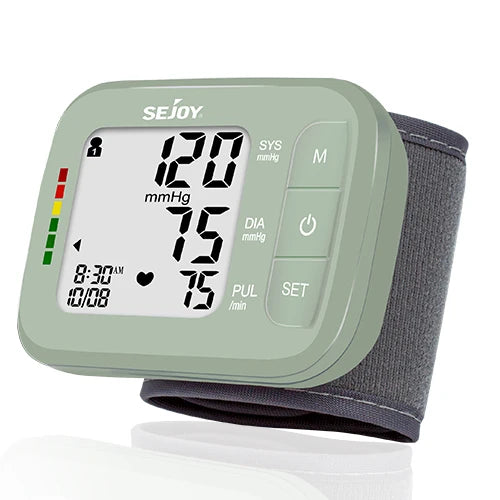 Wrist Blood Pressure Monitor Heart Rate