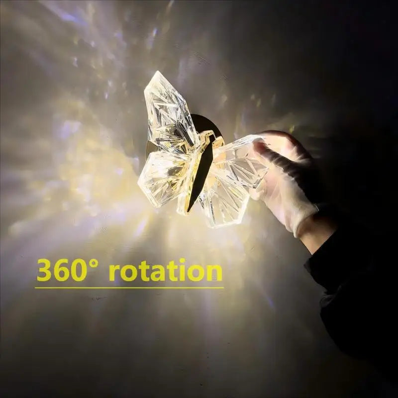 Butterfly Wall Lamp 360° Rotation