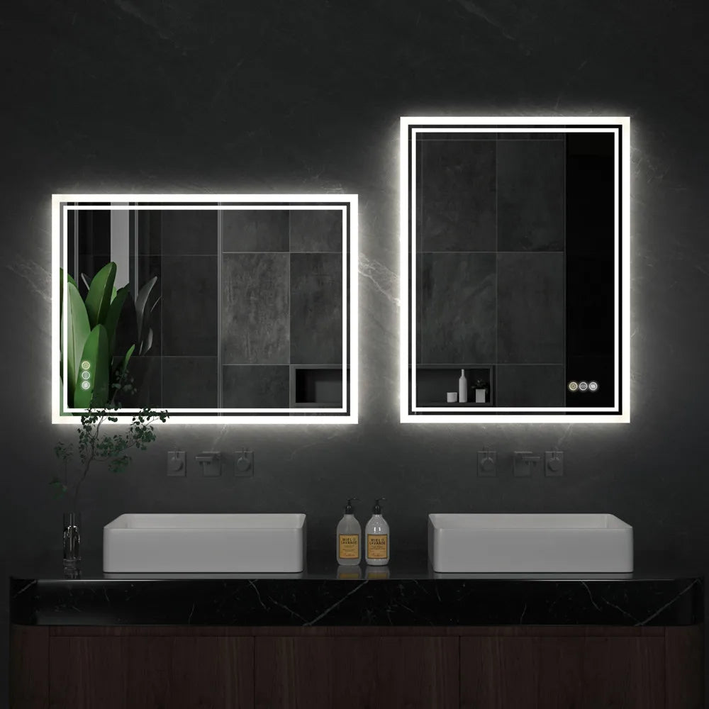 Illuminate LED Backlight Mirror Frameless Dimmable Defog