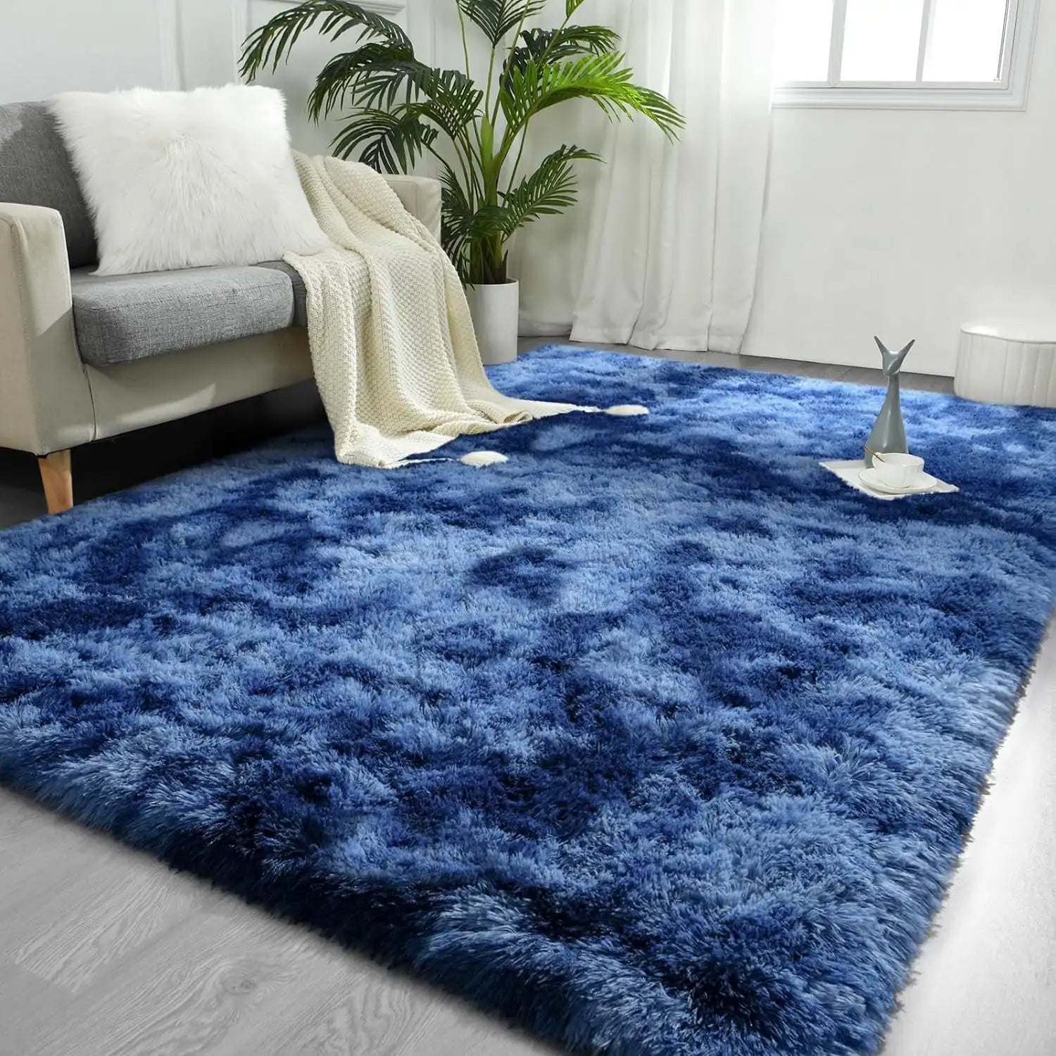 Super Soft Plush Tie Dye Velvet Rugs
