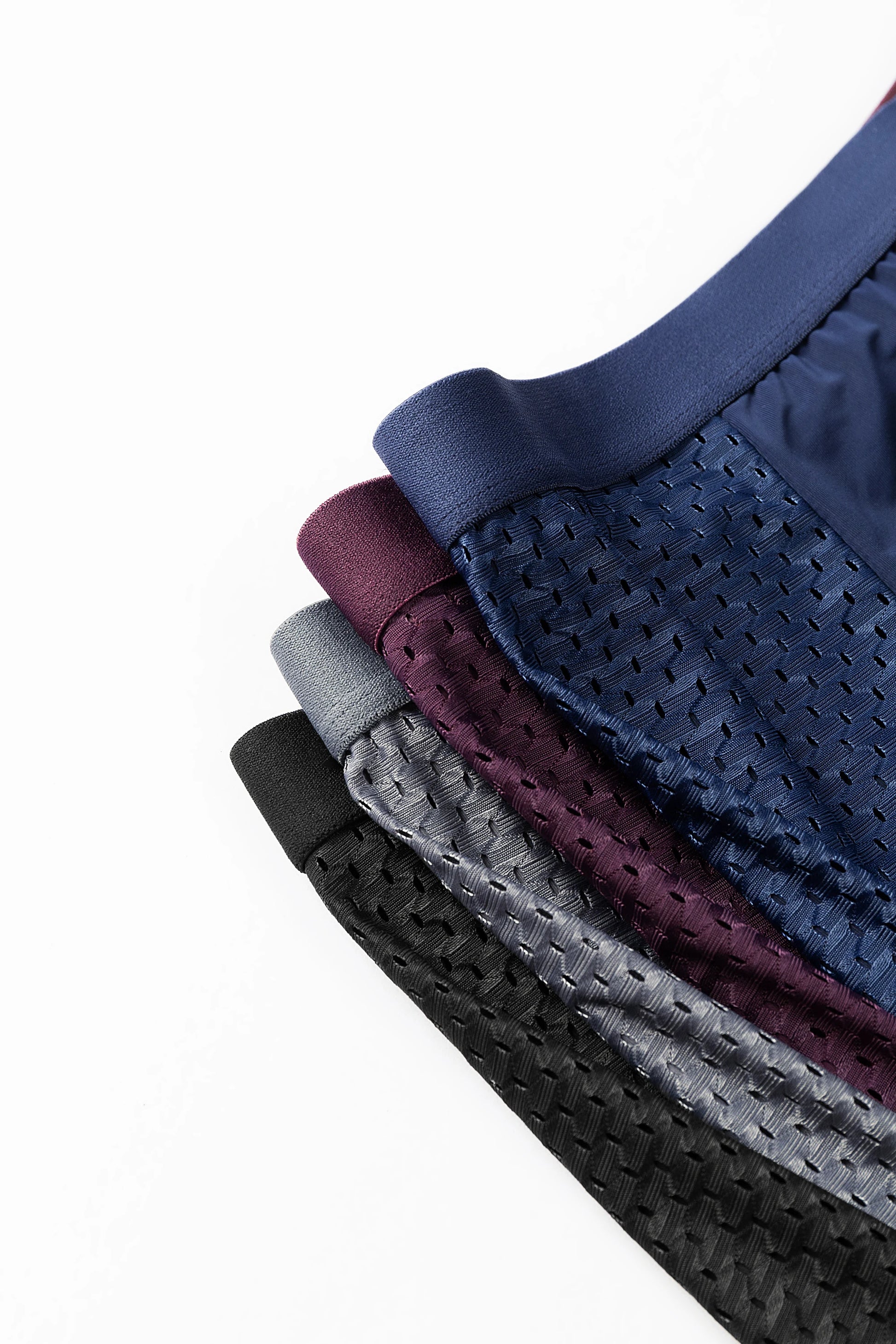 4 Ice Silk Pouch Breathable Boxer Shorts