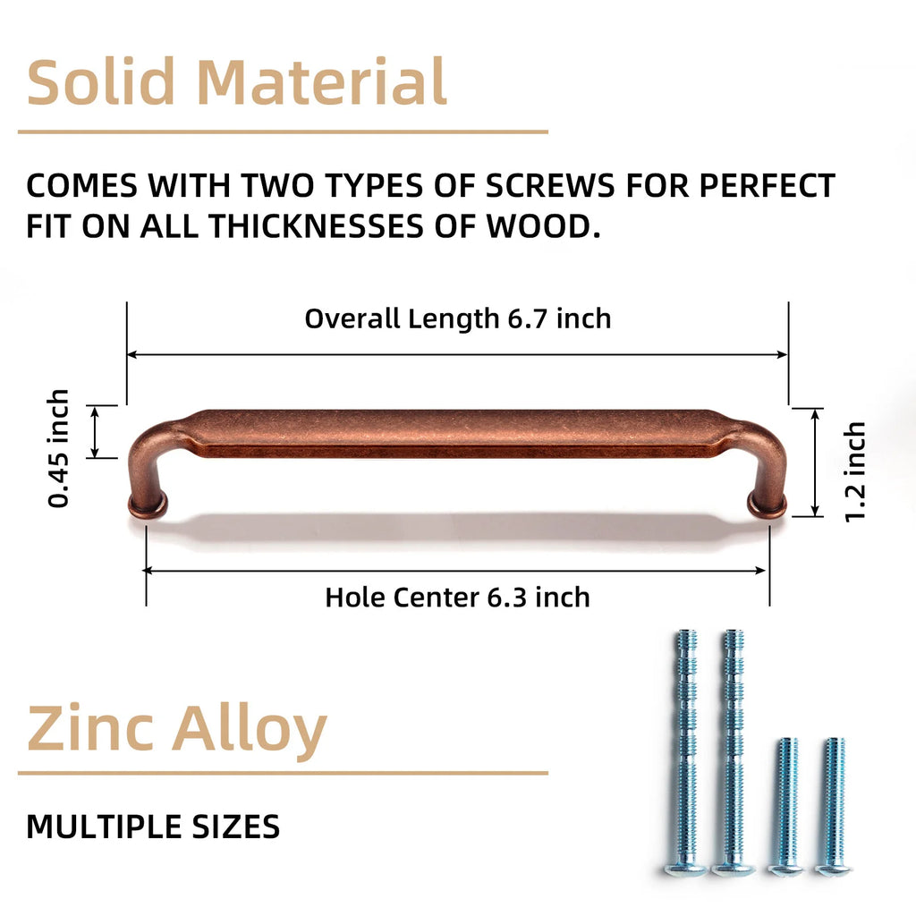 Retro Furniture Long Handle Cabinet Pulls Drawer Dresser Bronze Antique Knob Rustic Handle Kitchen Cabinet Knobs and Handles