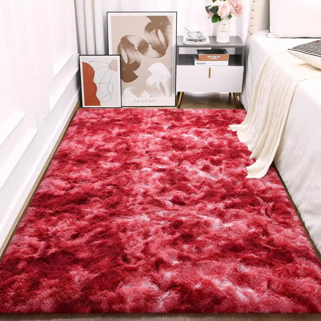 Super Soft Plush Tie Dye Velvet Rugs
