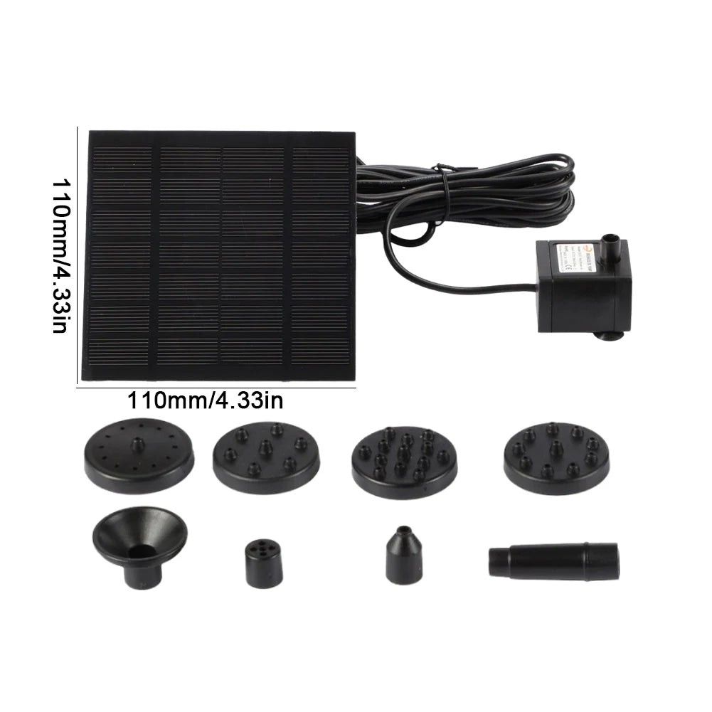 Solar Water Fountain Kit