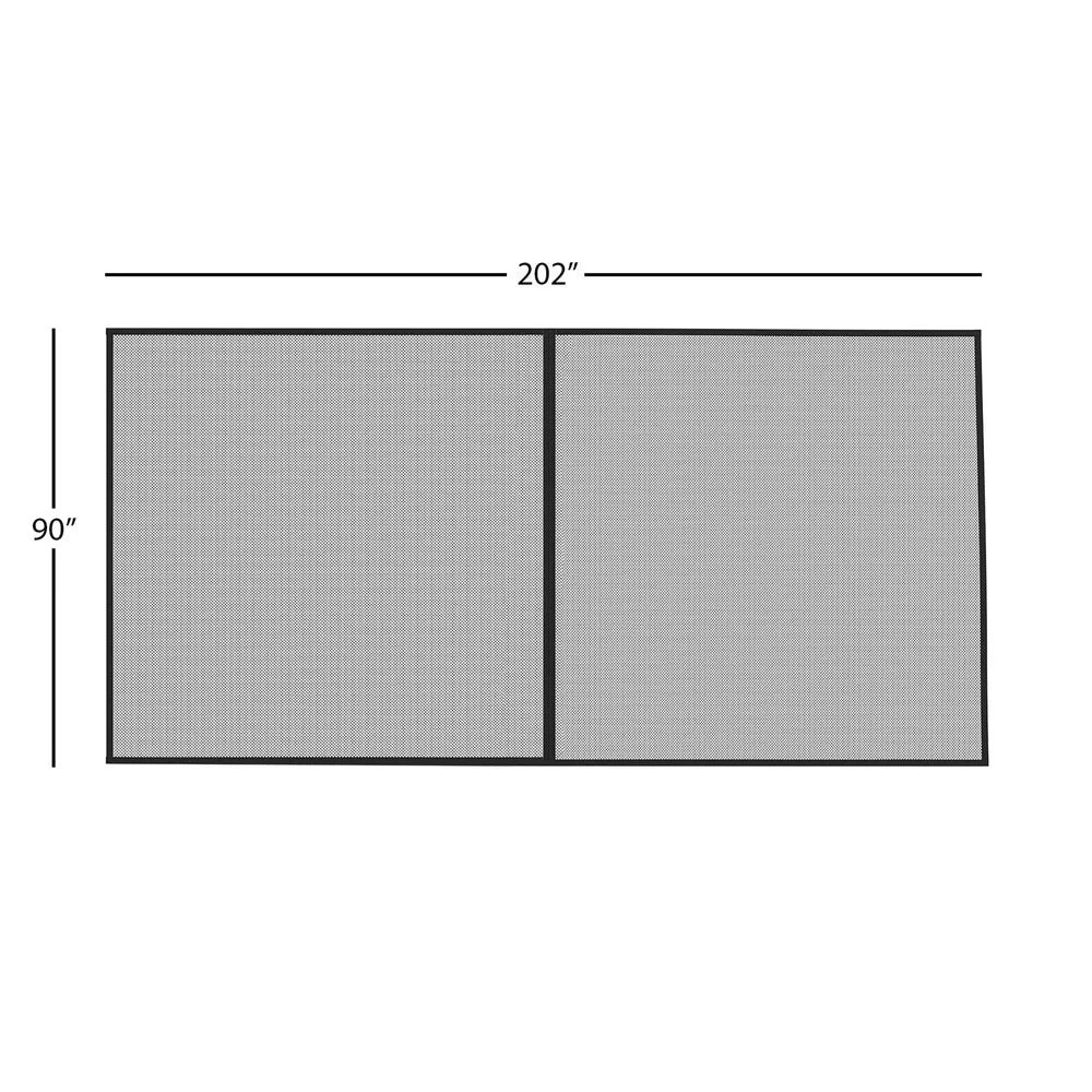 Magnetic Garage Screen Bug Barrier Extra Privacy Airflow