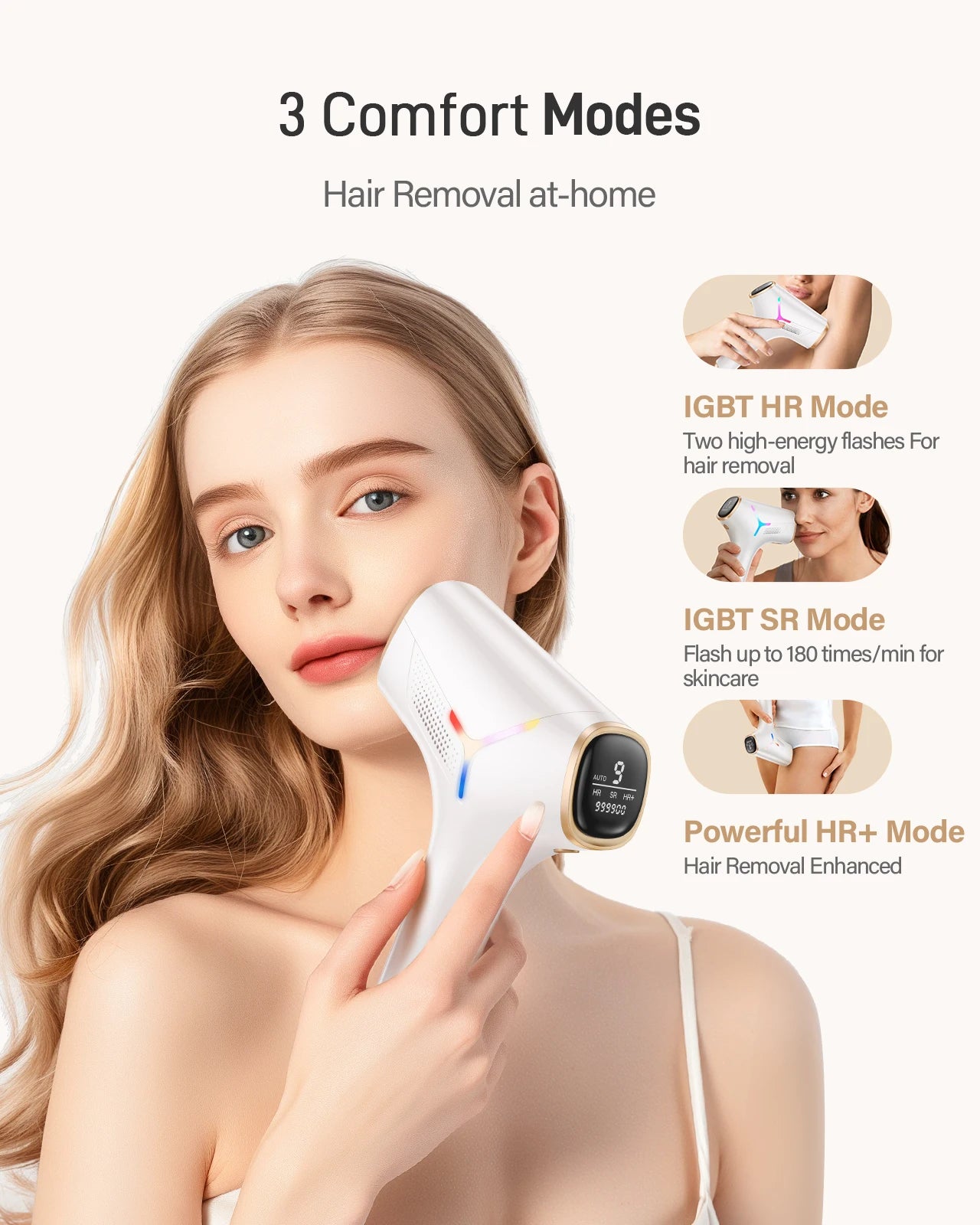 IPL Hair Remover Laser Epilator Women Men