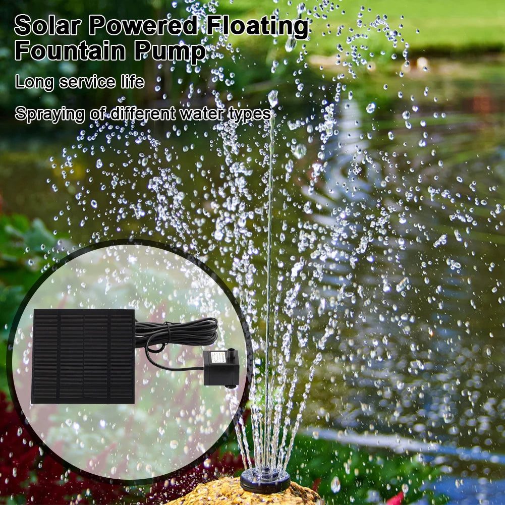 Solar Water Fountain Kit