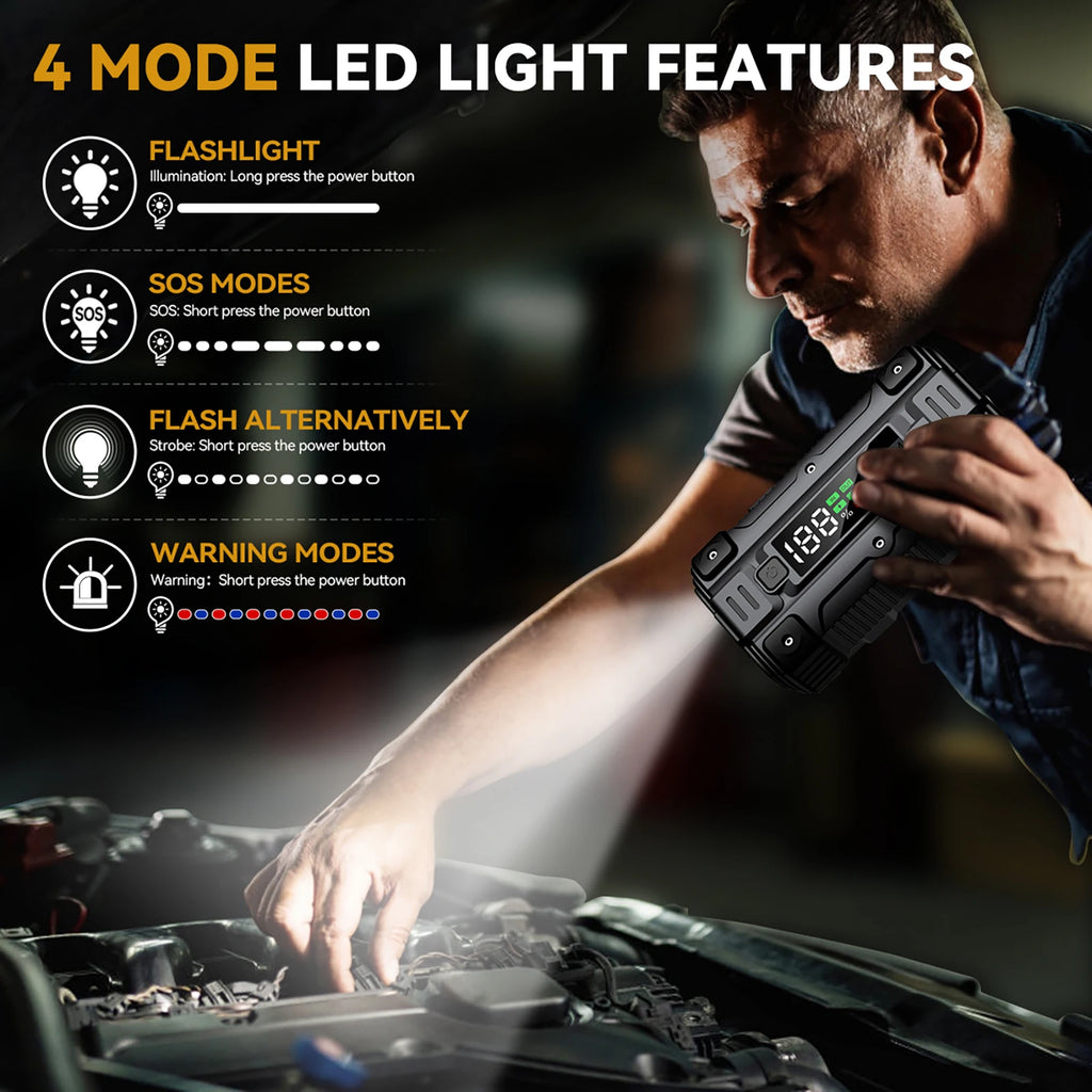 26800mAh 5000A Jump Starter Power Bank