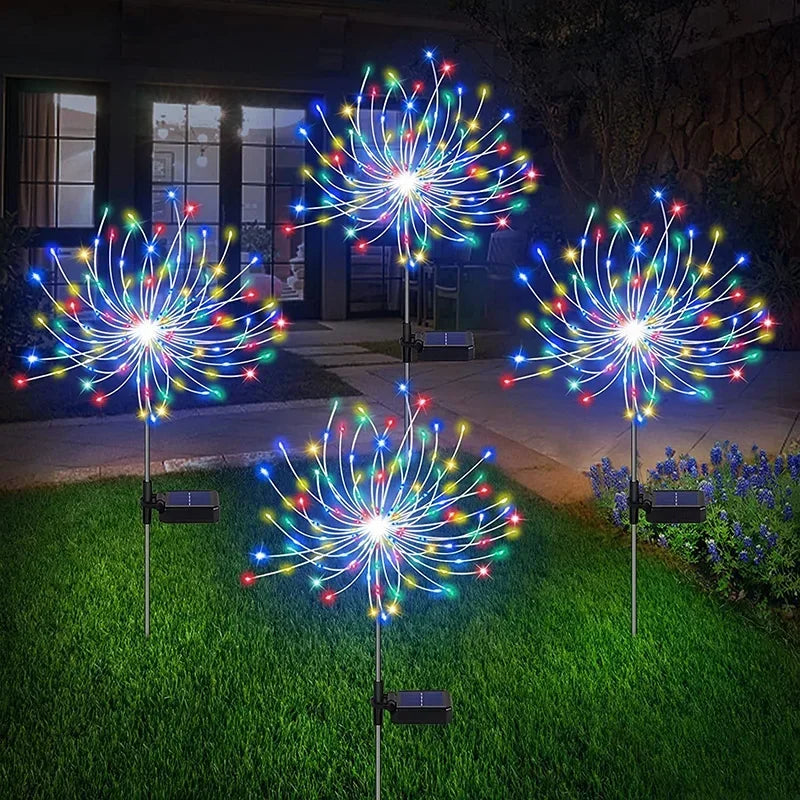 Solar Firework Fairy Lights