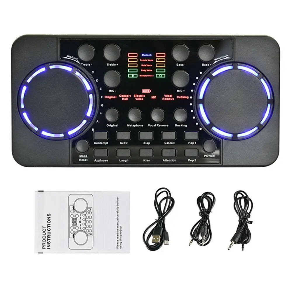 V300 Live Streaming Audio Interface Mixer