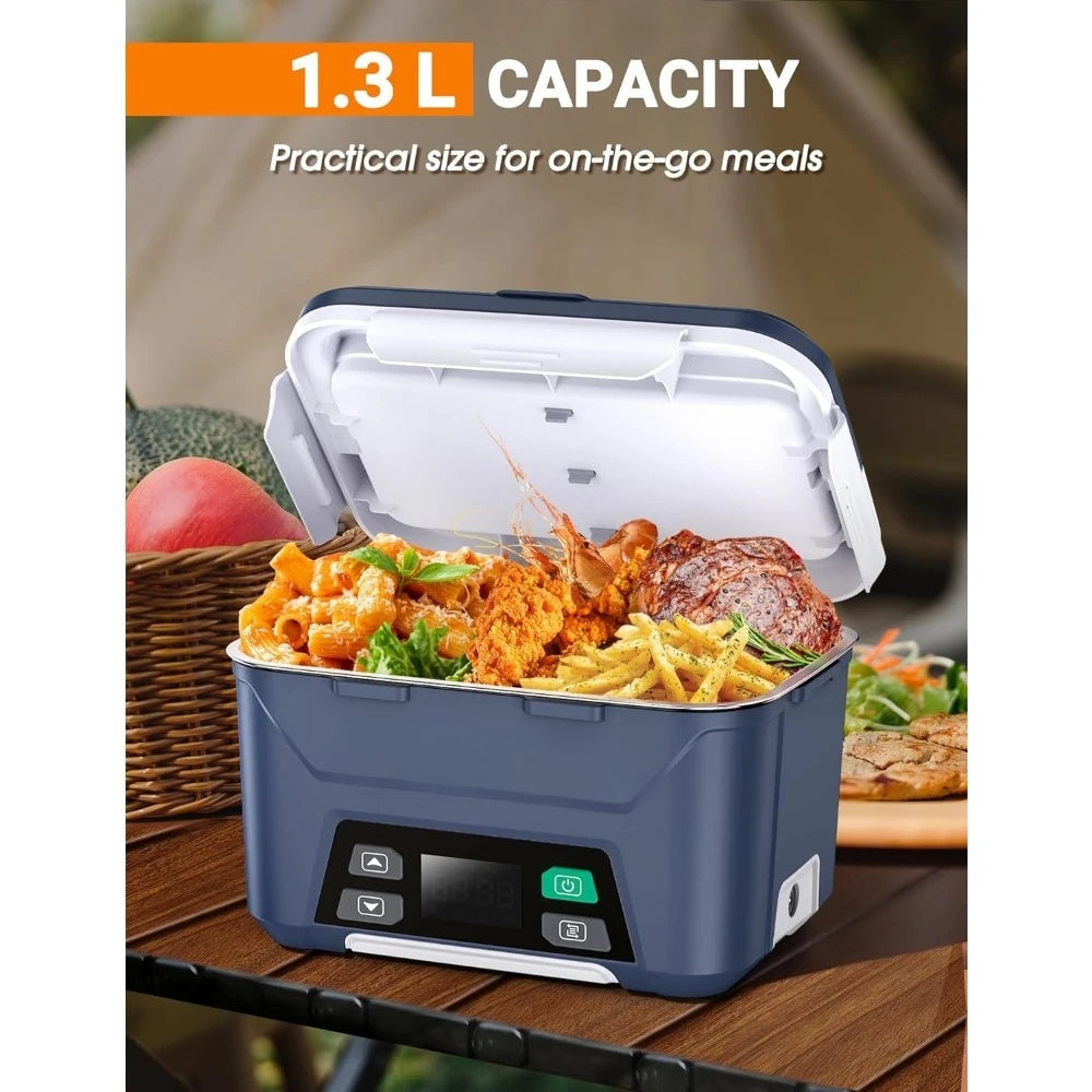 Rechargeable Heated Lunch Box Scheduled Heating