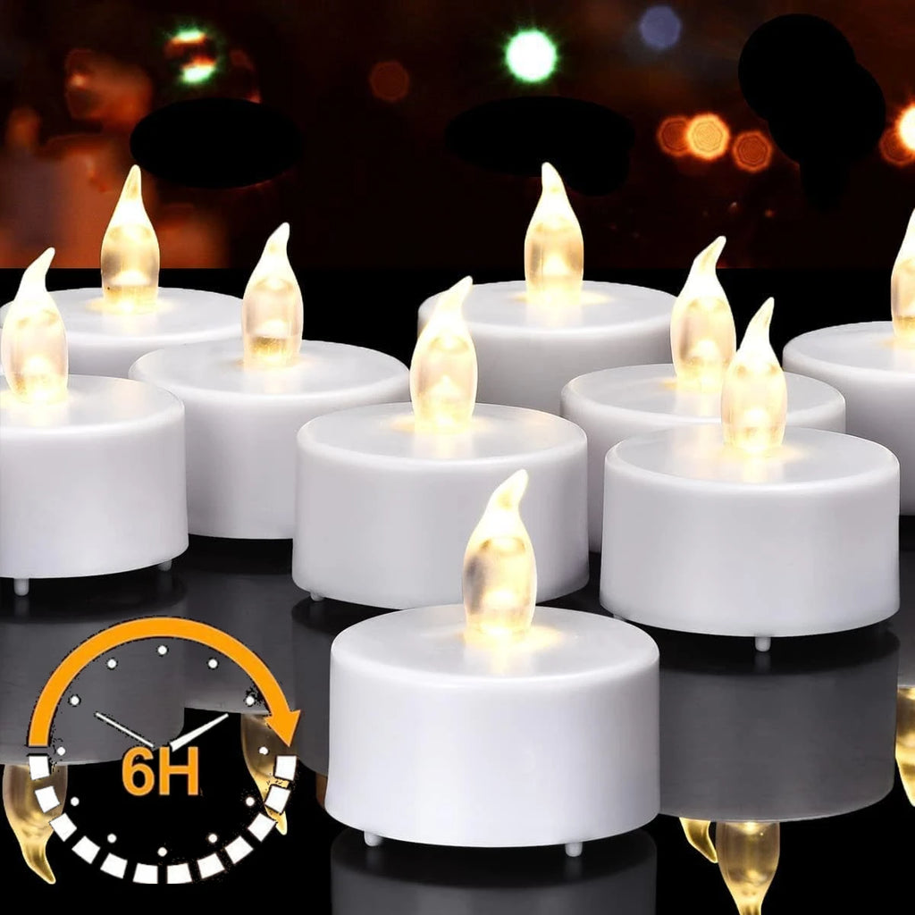 Flameless Flickering LED Tea Lights