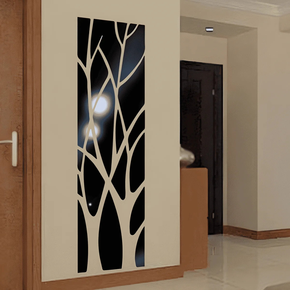 Lucky Tree Wall Stickers Mirror Art
