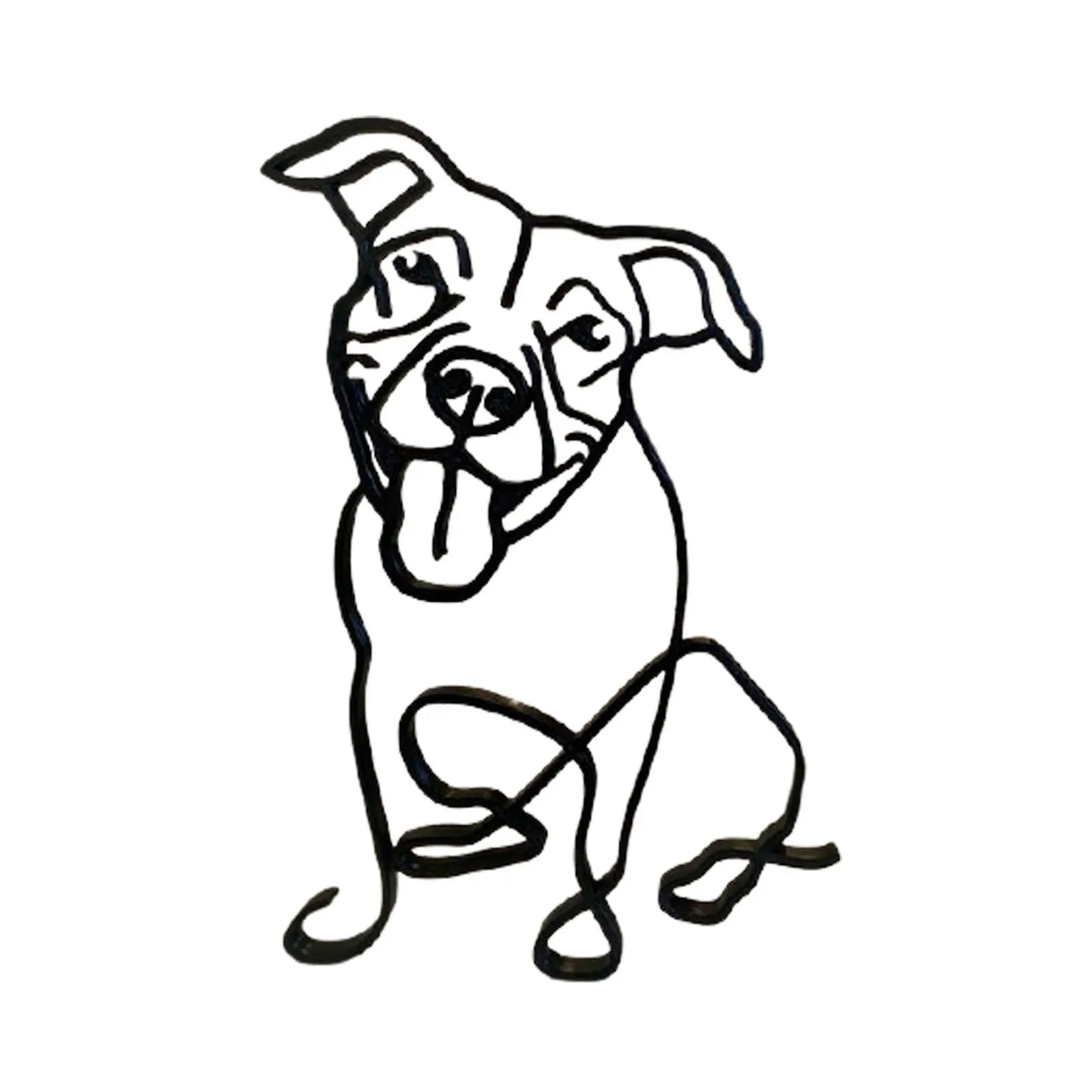 Metal Statue Various Abstract Dog Sculptures