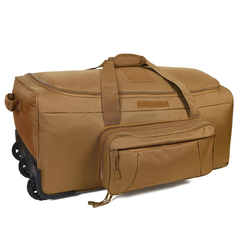 Large Heavy Duty Rolling Travel Suitcase