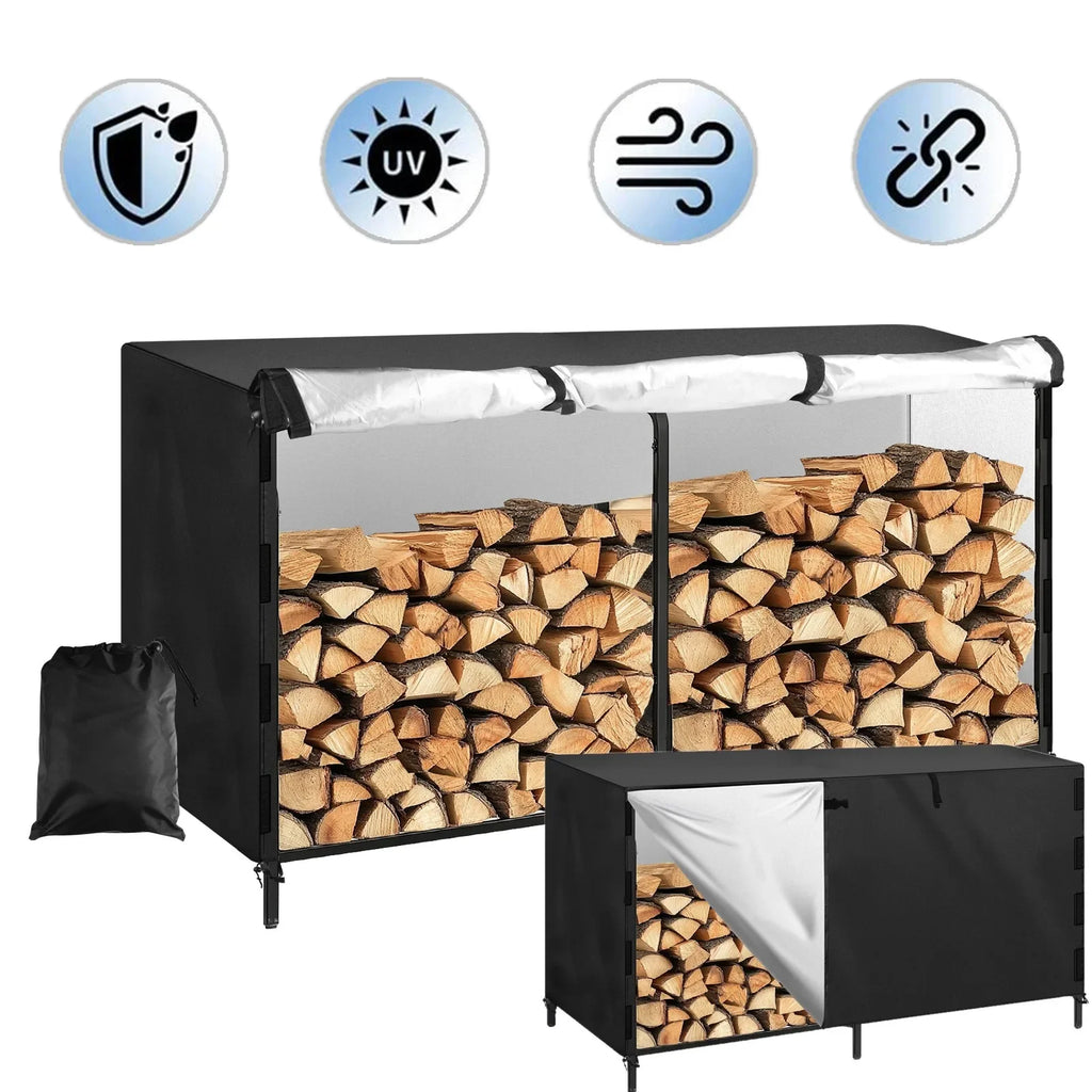 Outdoor Firewood Rack Cover Waterproof