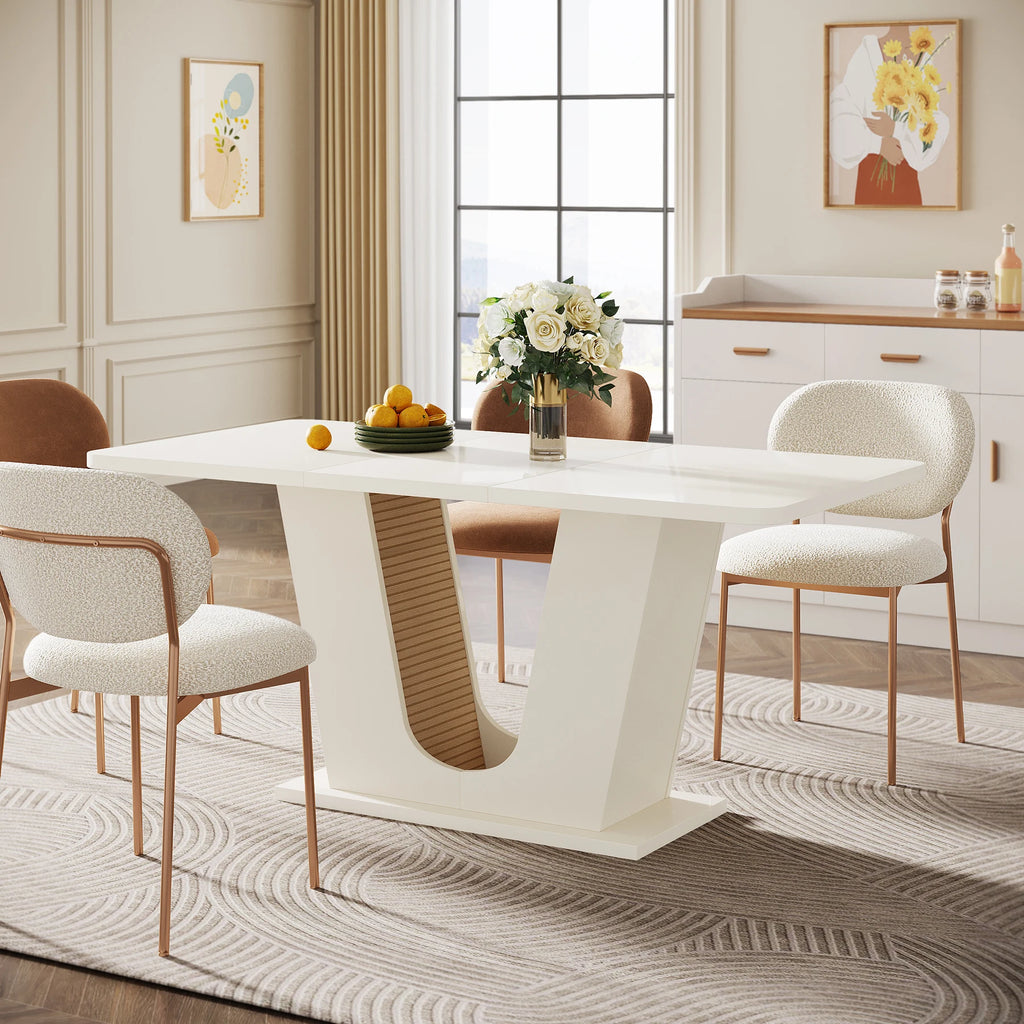 Modern Dining Table for 4-6 People