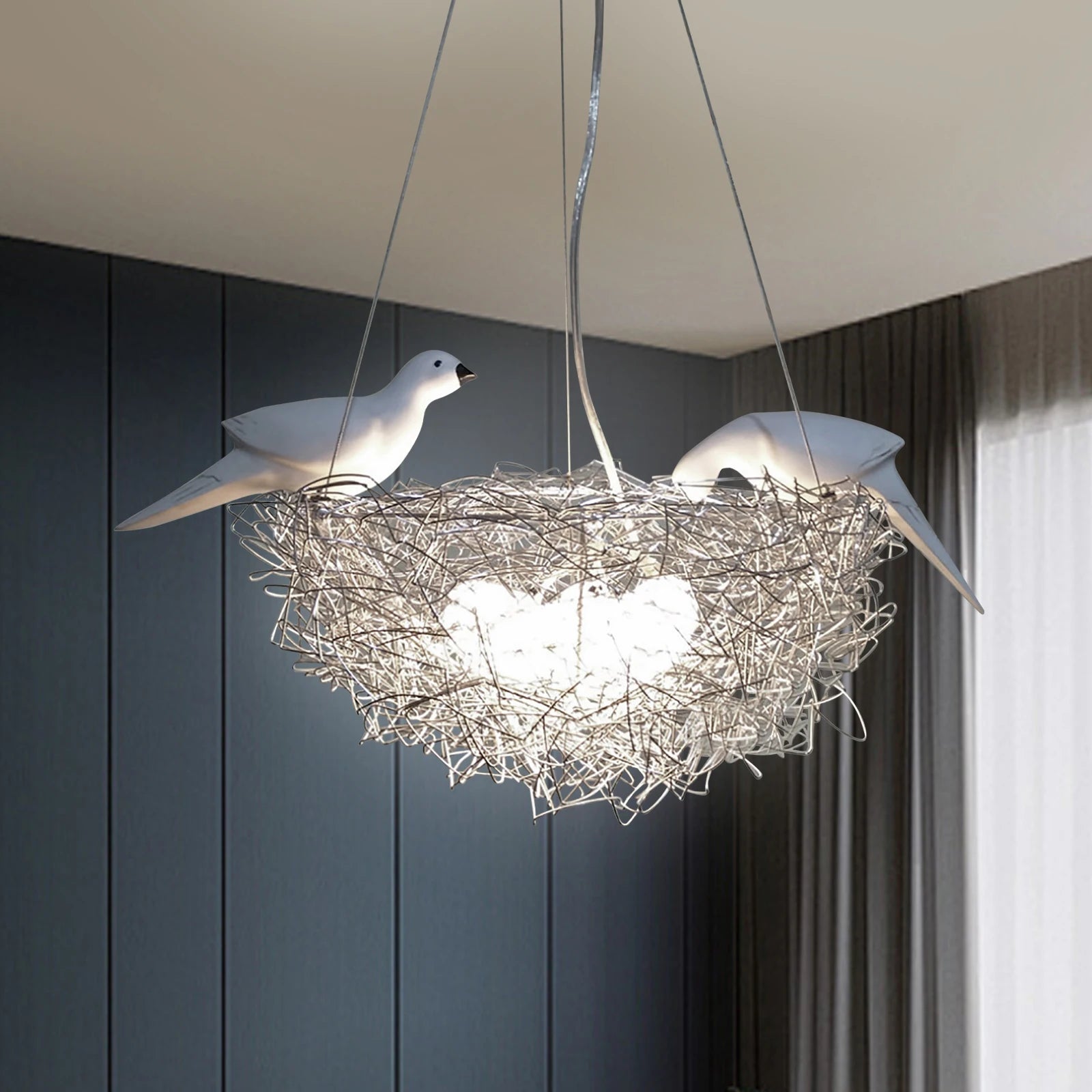Bird Nest Chandelier