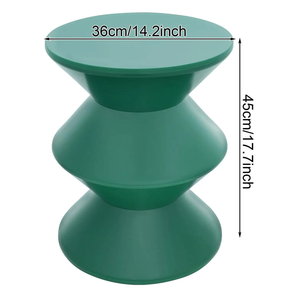 Pedestal Circle Accent Tables Geometric