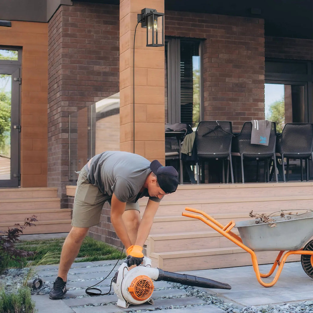 Porch Light GFCI Outlet Dusk/Dawn