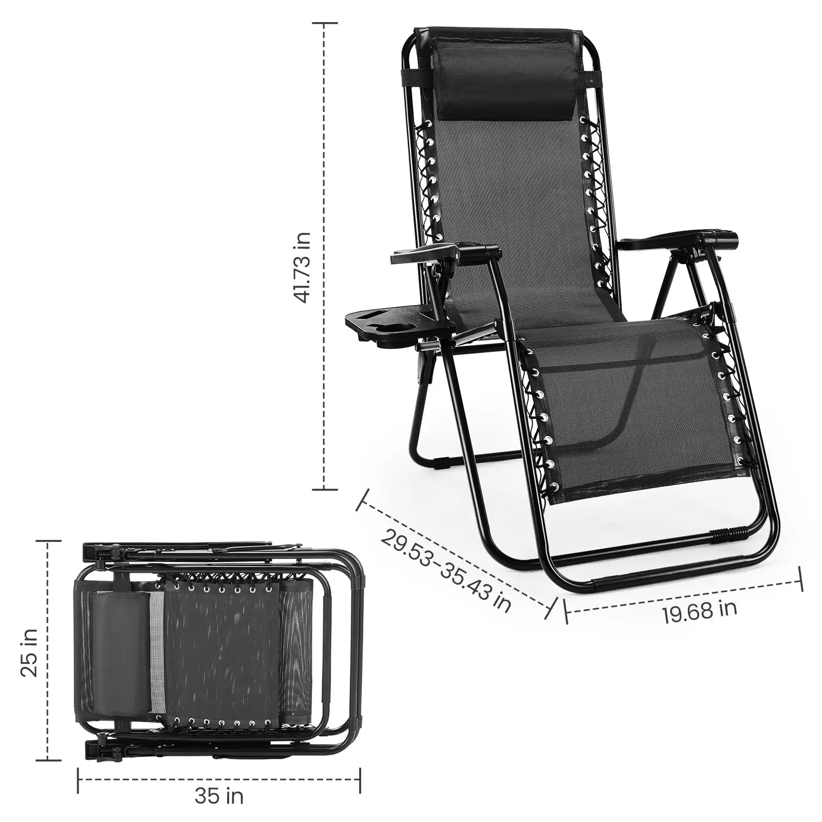 Zero Gravity Lounge Chairs (2)